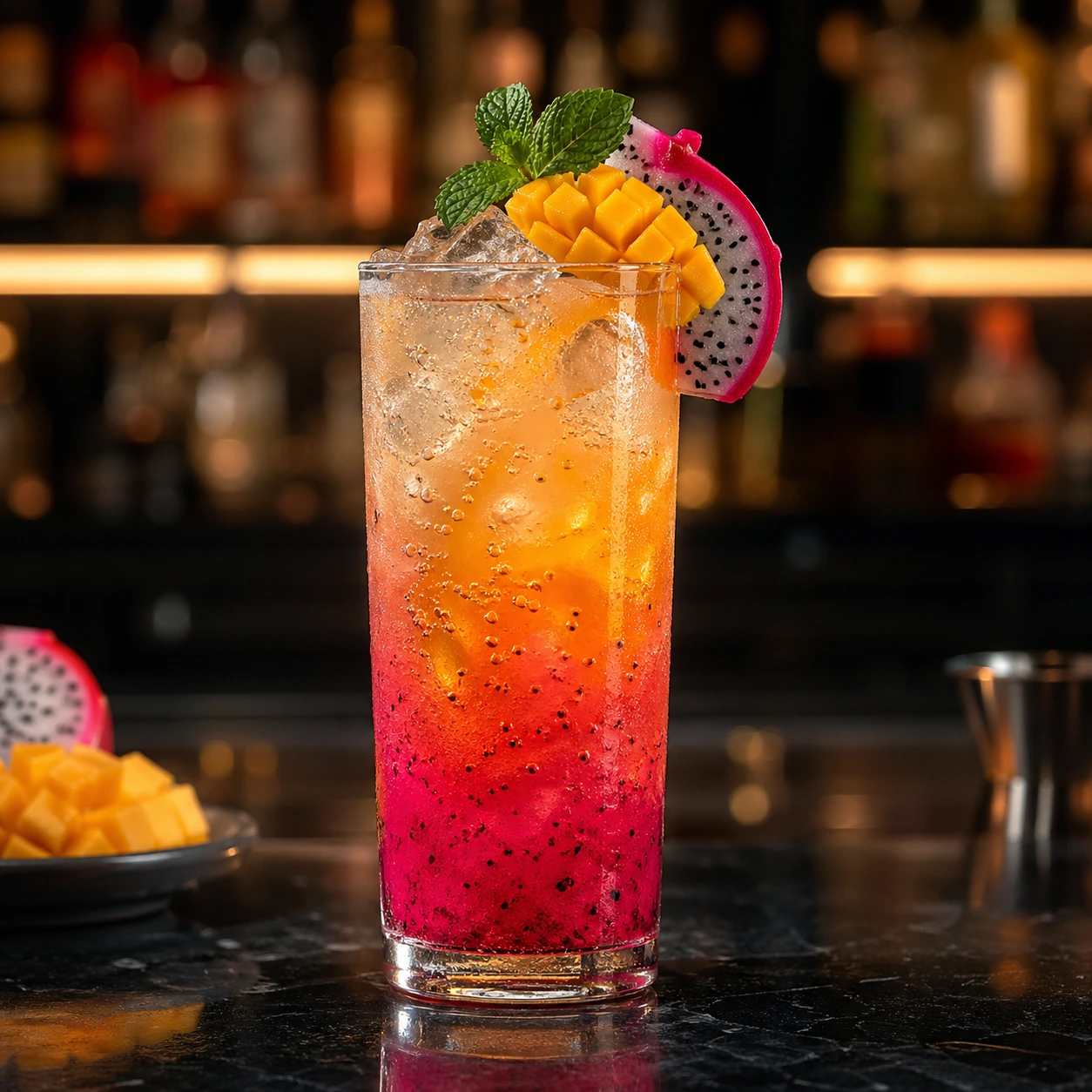 Mango Dragonfruit Fizz